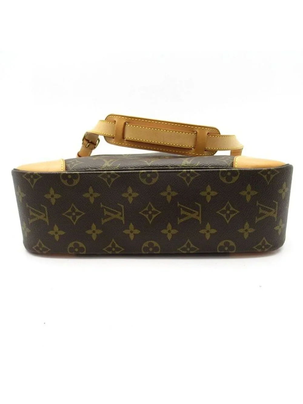 Louis Vuitton Boulogne 30 Monogram Shoulder Bag Brown